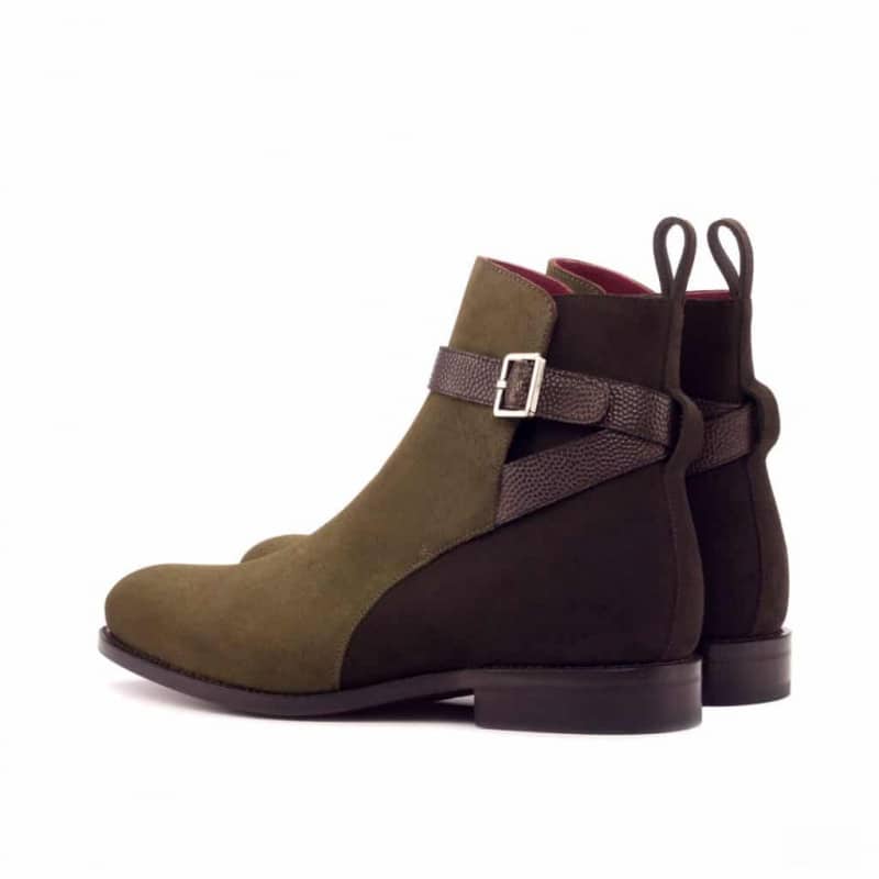 Parker dual suede olive and brown  Leather Jodhpuri boot