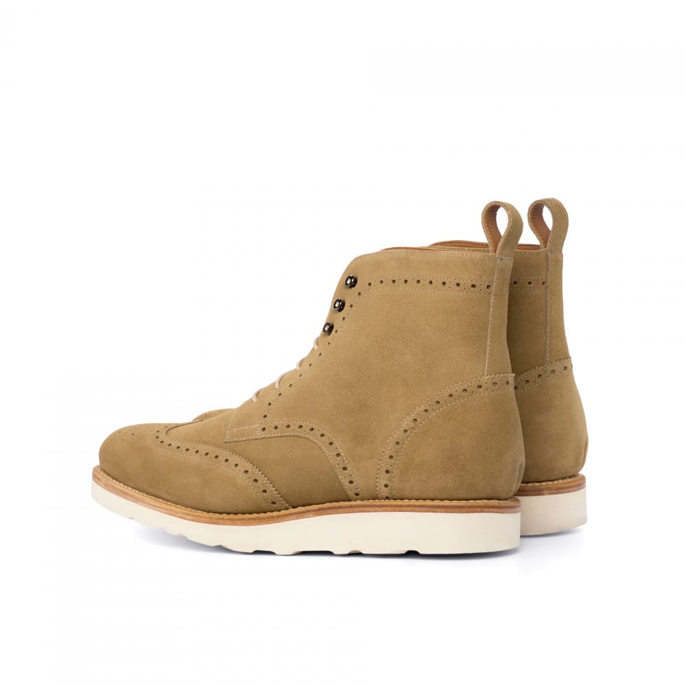 Extra Light  suede eva Leather Brogue boot