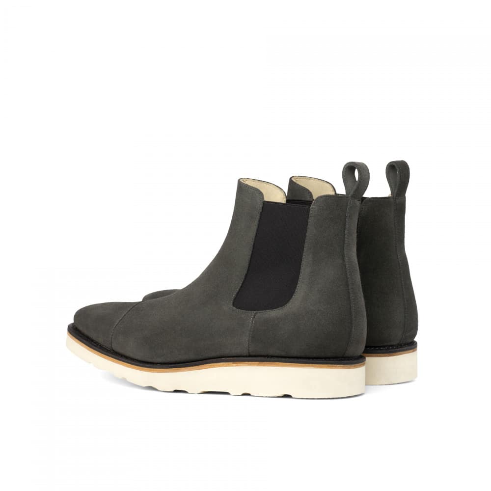 Mark Grey light weight Leather chelsea boot