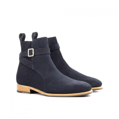 Adam Classic Navy blue Suede Leather Jodhpuri boot