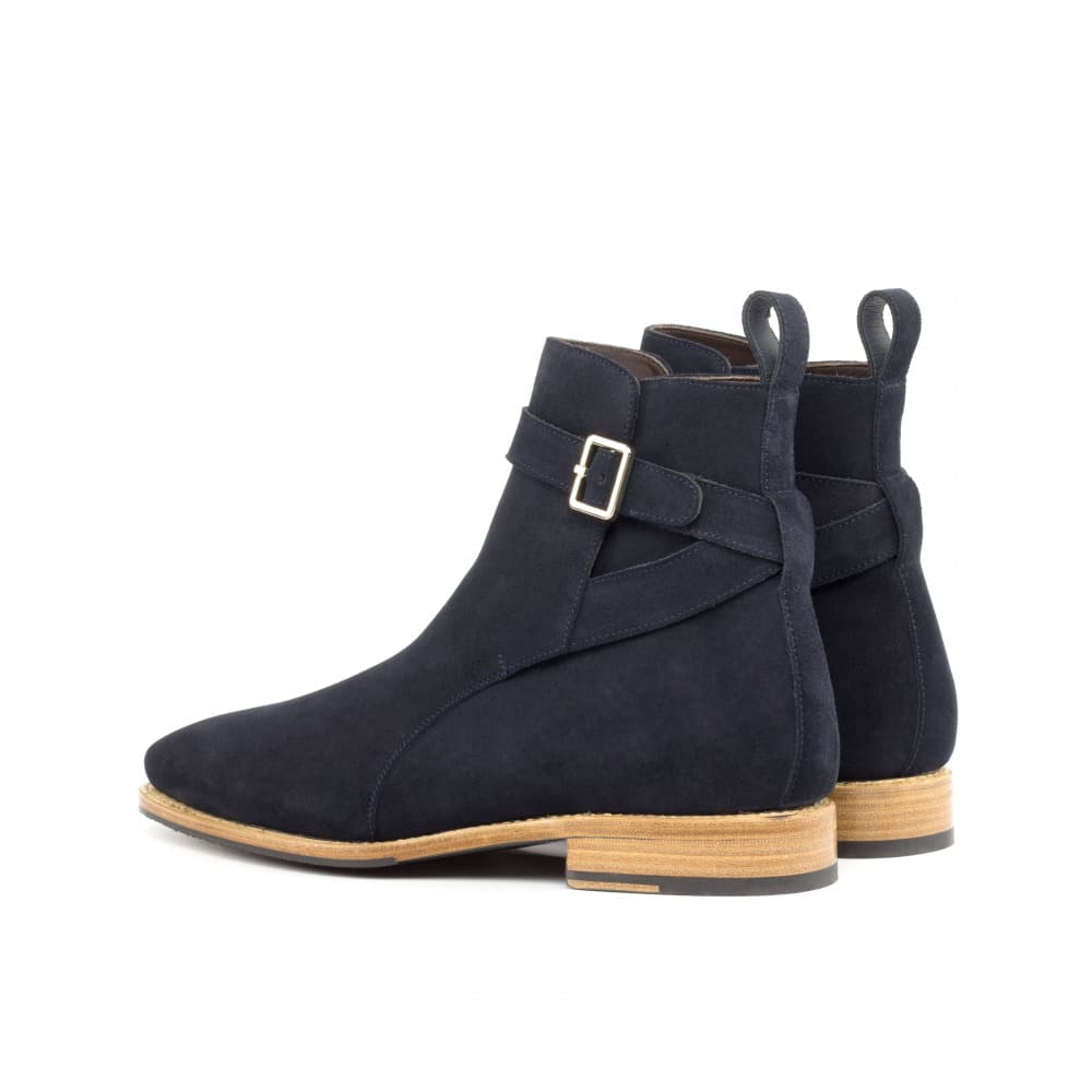 Adam Classic Navy blue Suede Leather Jodhpuri boot