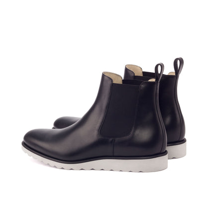 Justin Black Crust light weight Leather chelsea boot