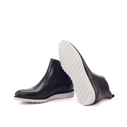 Justin Black Crust light weight Leather chelsea boot