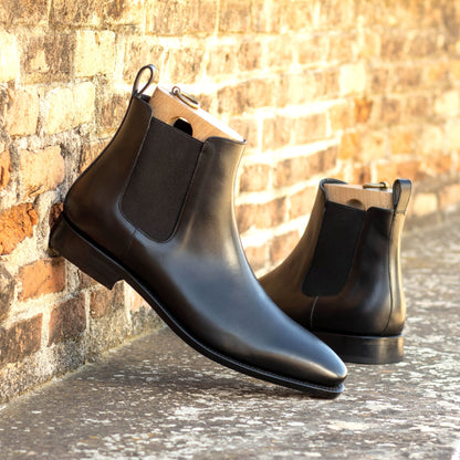 Adam black crust premium chelsea boot