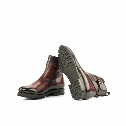 Bordo Marble touch Premium Leather Jodhpuri boot