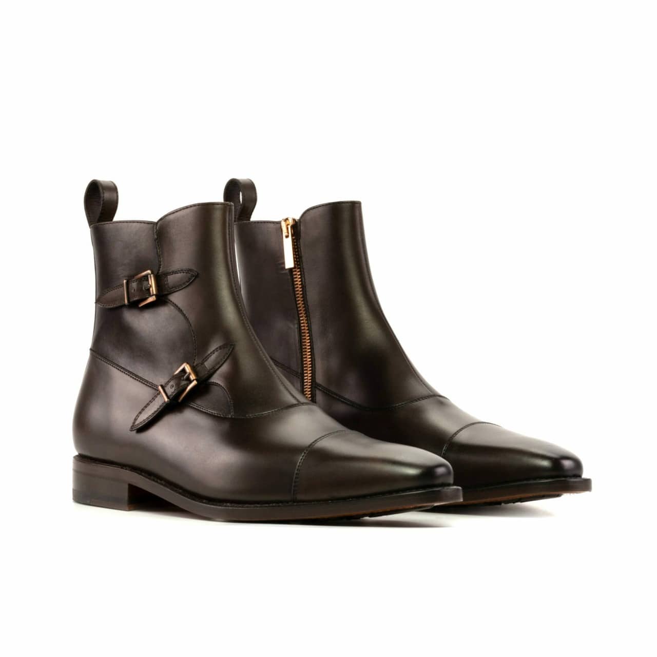 Sammy Brown classic Leather Octavian Buckle boot – DalGrand London