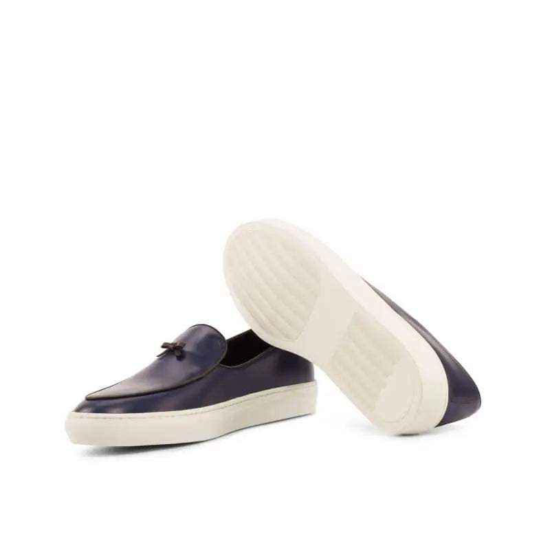 Lewis Navy Blue Belgain Loafer Sneaker