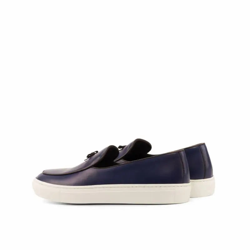 Lewis Navy Blue Belgain Loafer Sneaker