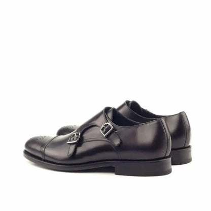 John Black Double Monk Strap Shoe