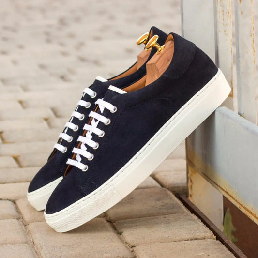 William Black Suede Low Top Sneakers