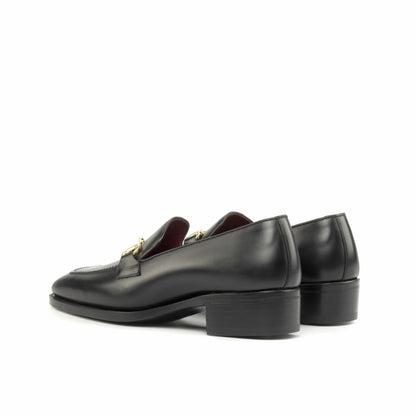 Christopher Premium Black Horse-Bit Loafer