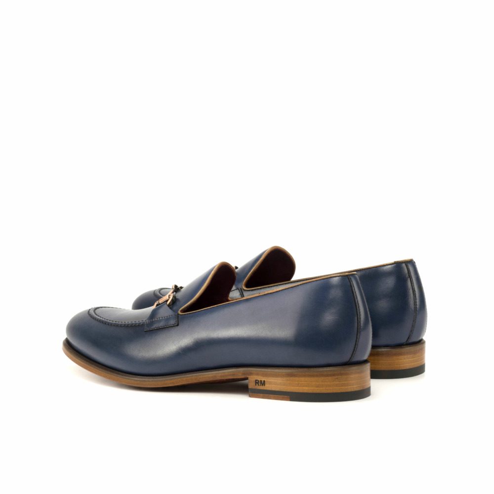 Wave Premium Blue Horse-Bit Loafer