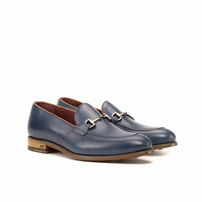 Wave Premium Blue Horse-Bit Loafer