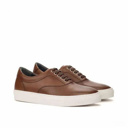 Derek Light Brown Low Top Sneakers