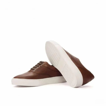 Derek Light Brown Low Top Sneakers