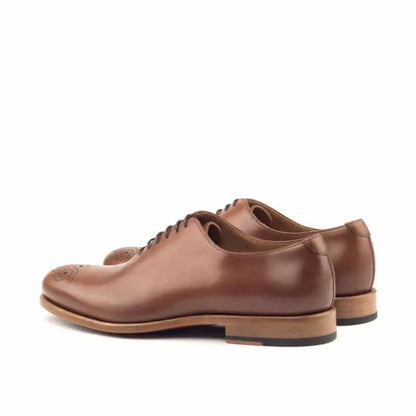 Kevin Tan Crust Leather Wholecut Derby Shoe