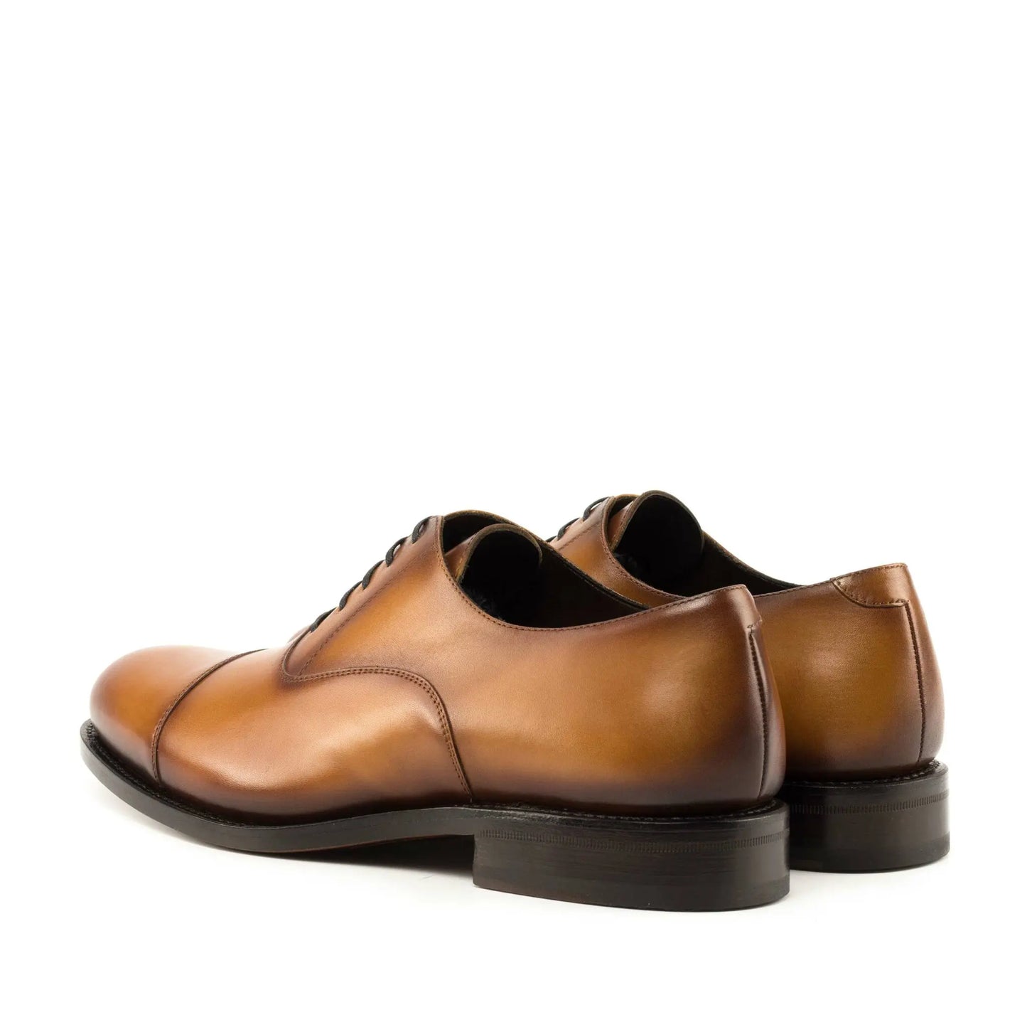 Premium Tan Calf Belmont Leather Oxford Shoes