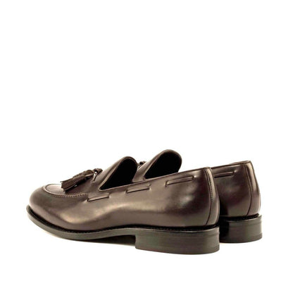 Classic Brown Box Calf Round Tassel Loafer