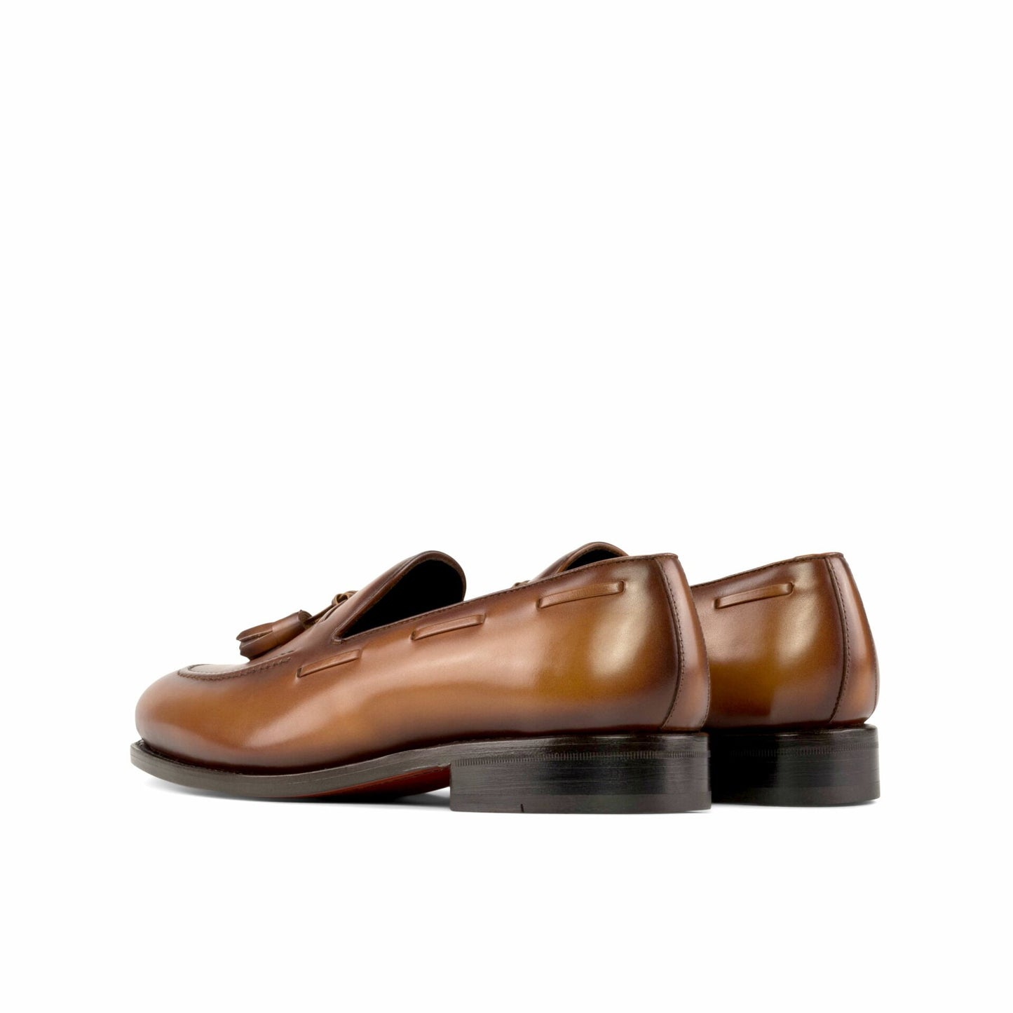 Zack Cognac Stylish Round Tassel Loafer