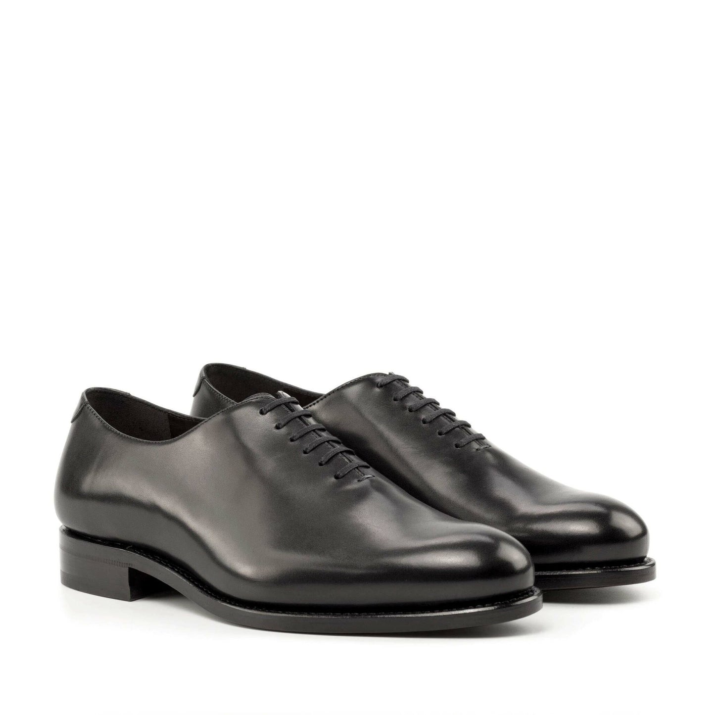 Adam Black Box Calf Leather Wholecut Derby Shoe