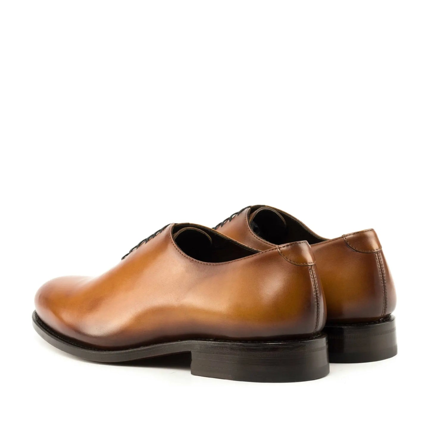 Premium Tan Calf Leather Wholecut Derby Shoe