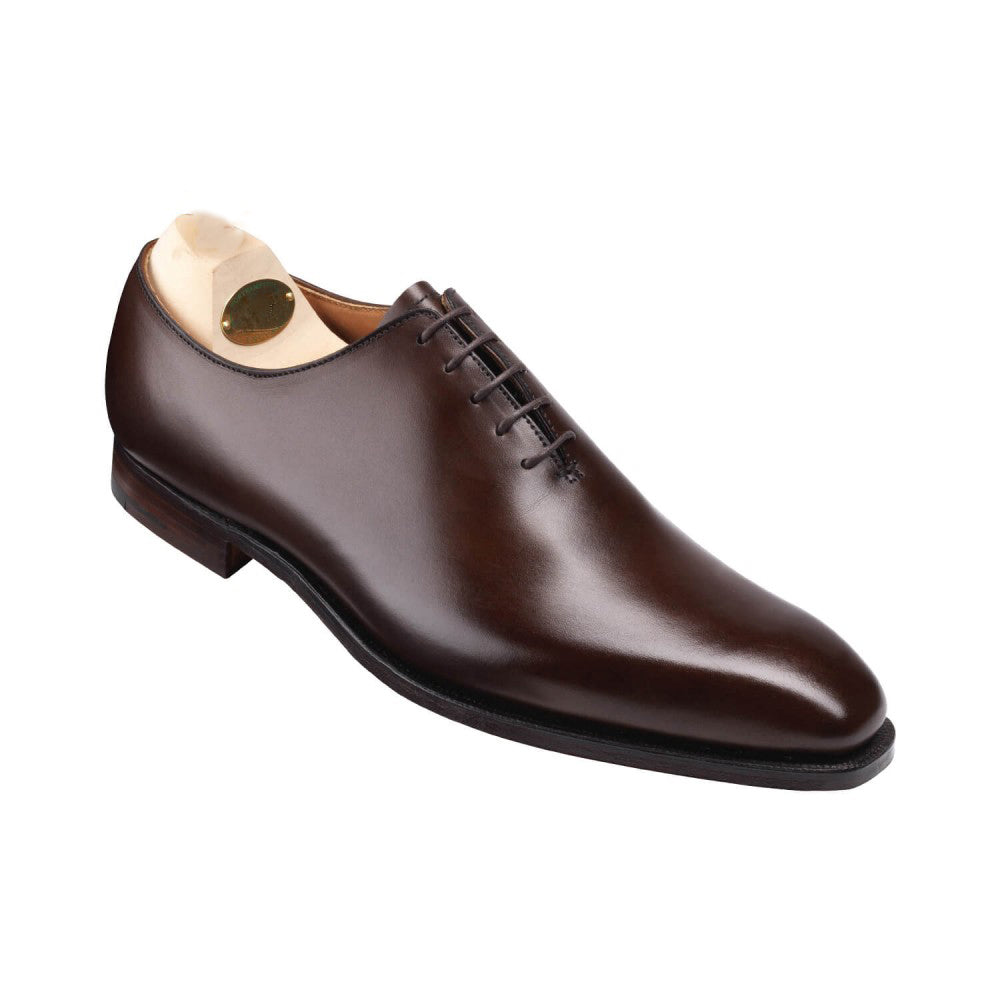 Adam Brown Calf Wholecut Derby Shoe With Toe Design